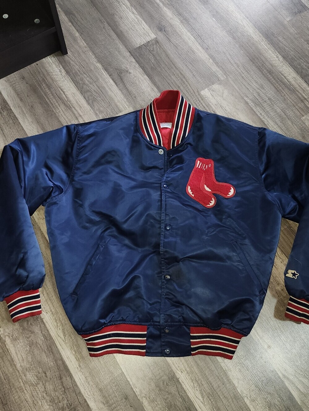 Vintage Starter MLB Diamond Collection Boston Red Sox Satin Jacket Men’s Size XL